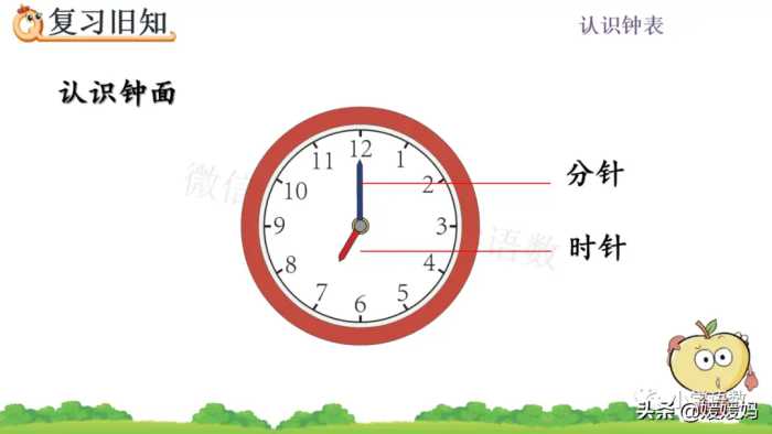 人教版一年级数学上册第7单元《认识钟表》课件及同步练习