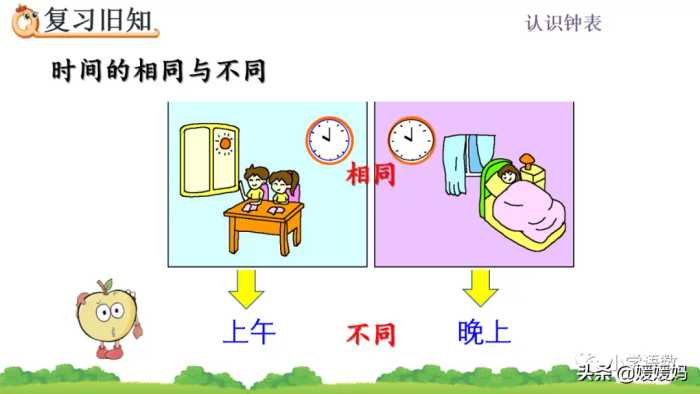 人教版一年级数学上册第7单元《认识钟表》课件及同步练习