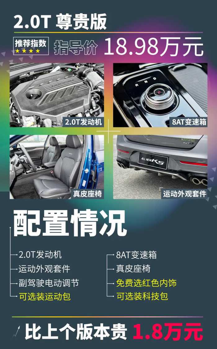 「全新起亚K5购车手册」落地16万！不买都亏？