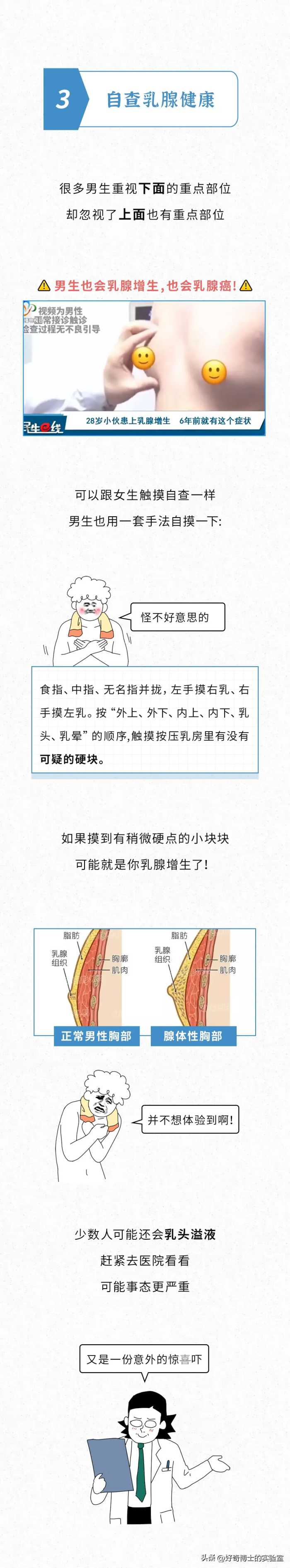 建议男生洗澡时都摸一下这个部位，可以自查男性健康！