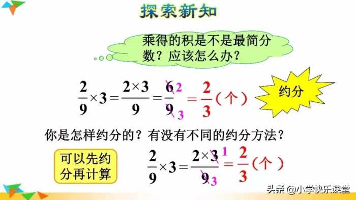 人教版小学六年级上册数学第1章《分数乘整数》知识点 同步练习