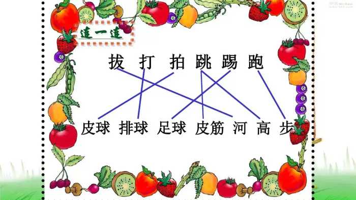 部编版一年级下册识字7《操场上》知识点 图文讲解